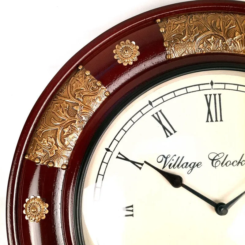 BoldHour Accent Wooden Wall Clock media 8