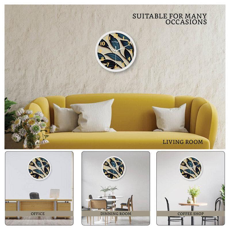 Tropical Leaf Tango Wall Clock media 5