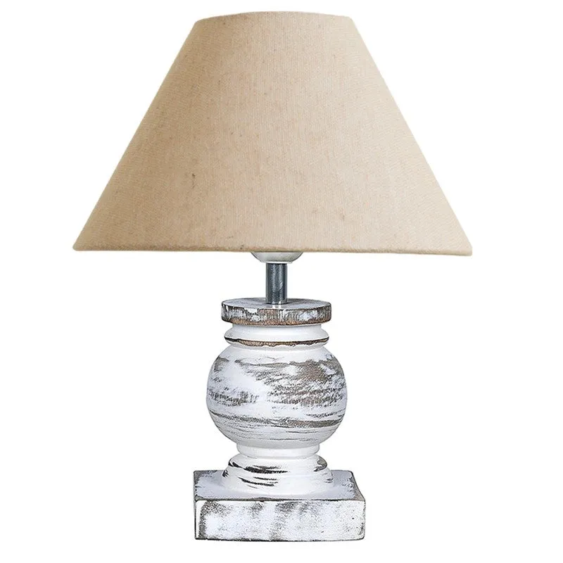 MonoCraft Wooden Table Lamp - Beiige media 6