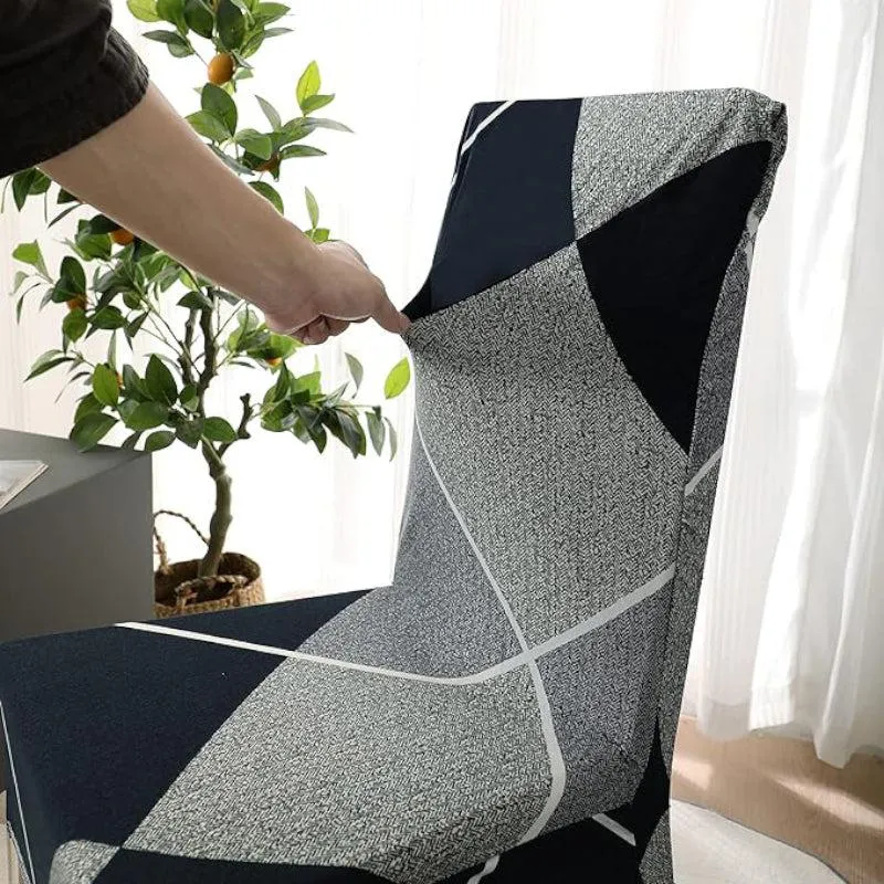 Morko Checkered Chair Cover media 4