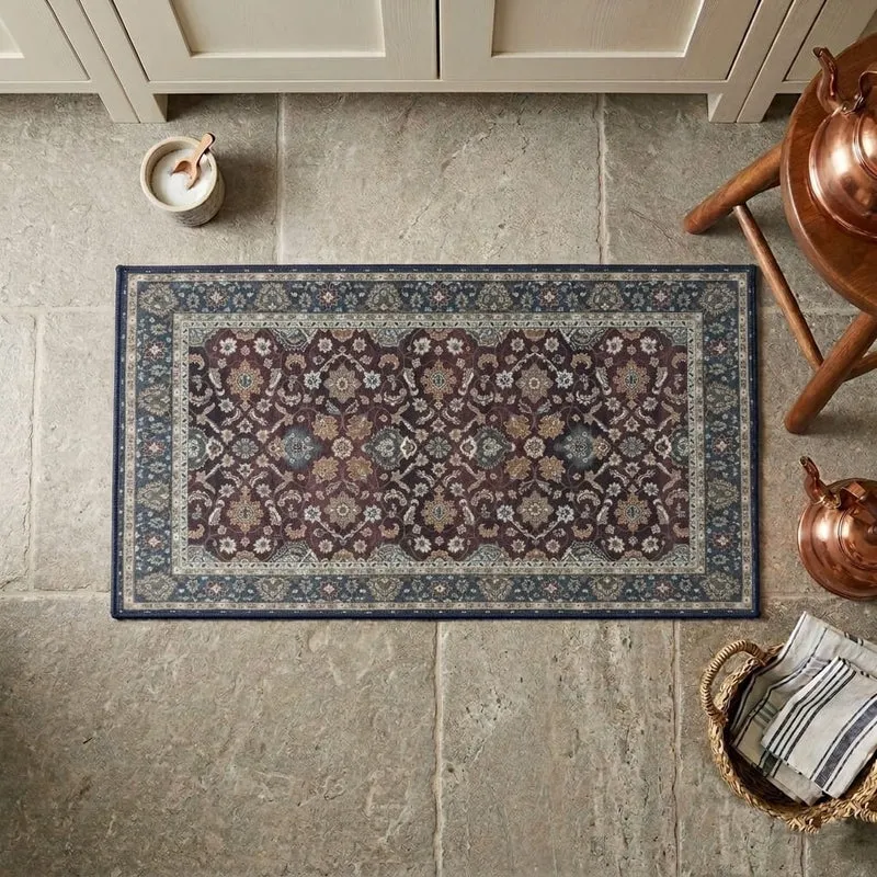 Ekaterina Velvet Rectangle Anti-Skid Carpet media 4