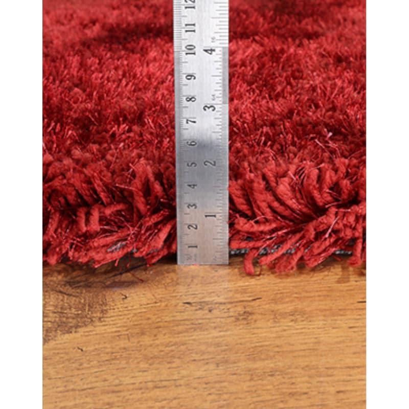 Table Tufted Woven Whisper Rug - Brick Red media 7