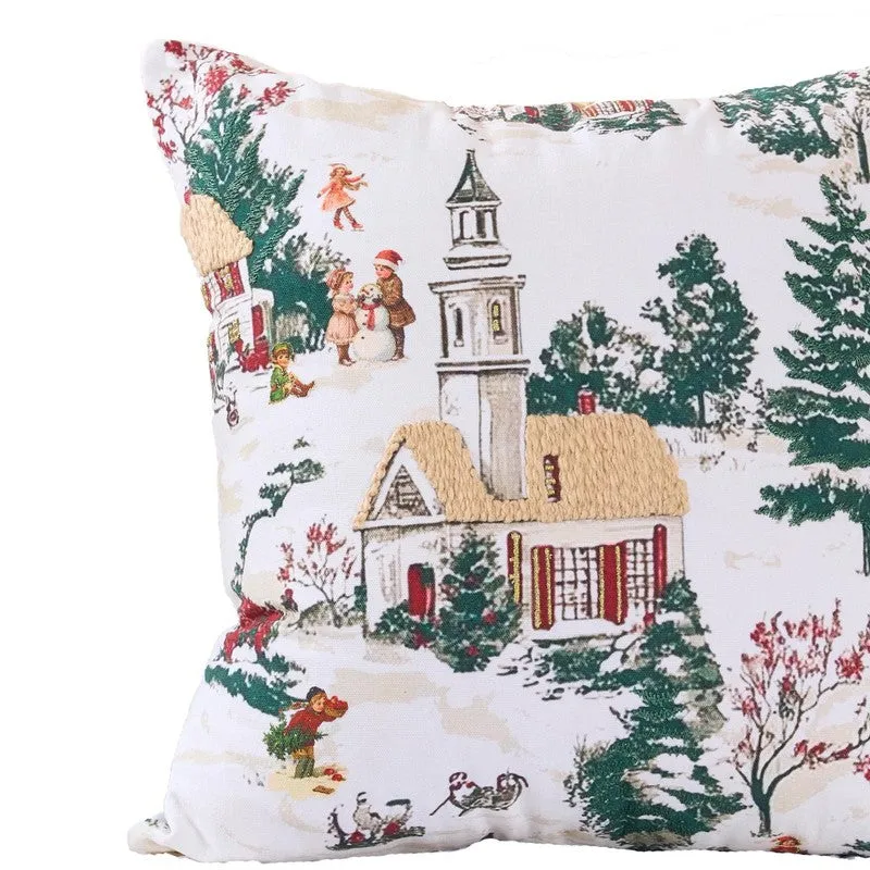 Winter Village Cotton Cushion media 4