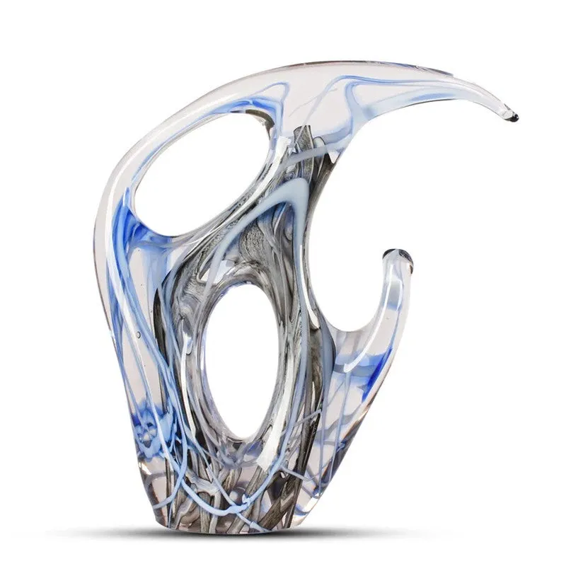 Lumicryst Aura Cryatal Glass Showpiece - Blue media 3