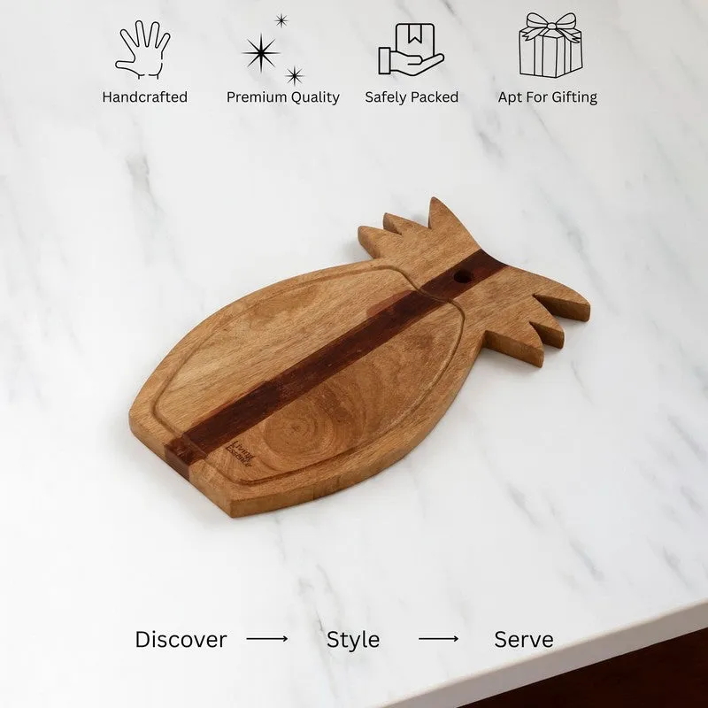 Silvan Ananas Wood Platter media 4