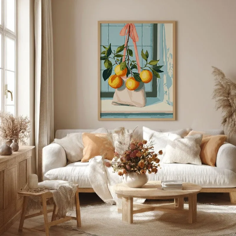 LimeLight Canvas Wall Painting - Brown Frame media 4
