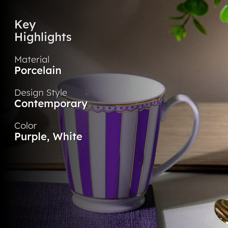 Noritake Porcelain Coffee Mug (Lavender) - 300 mL media 2