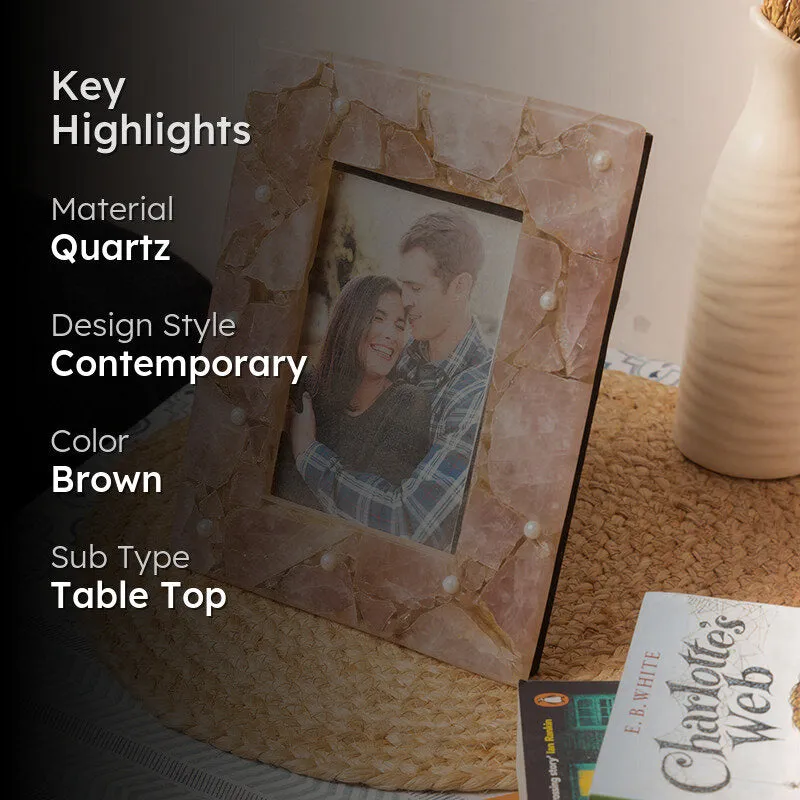 Amore Rose Quartz Photo Frame media 2