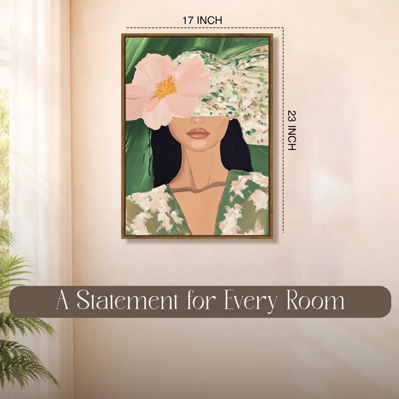 Metro Floral Muse Canvas Wall Art With Frame media 10