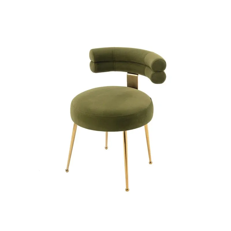 Velmora Metal Accent Chair - Green media 5