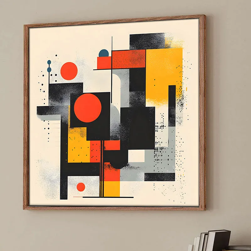 Colors Of Abstract Wall Art With Frame - Brown media 2
