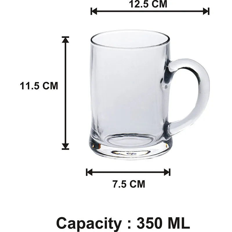Lorenzo Beer Mug (350 ML) - Set Of Two media 5