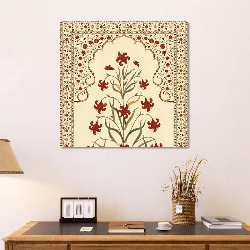 Folk Flora Canvas Wall Art media 3
