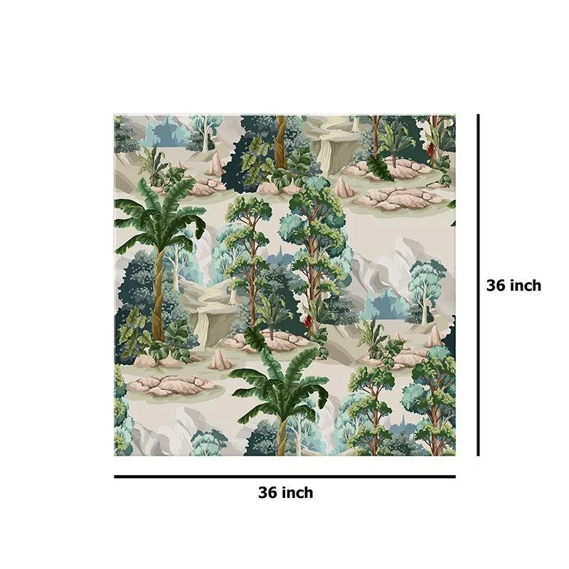 Lush Tropical Wall Painting media 8
