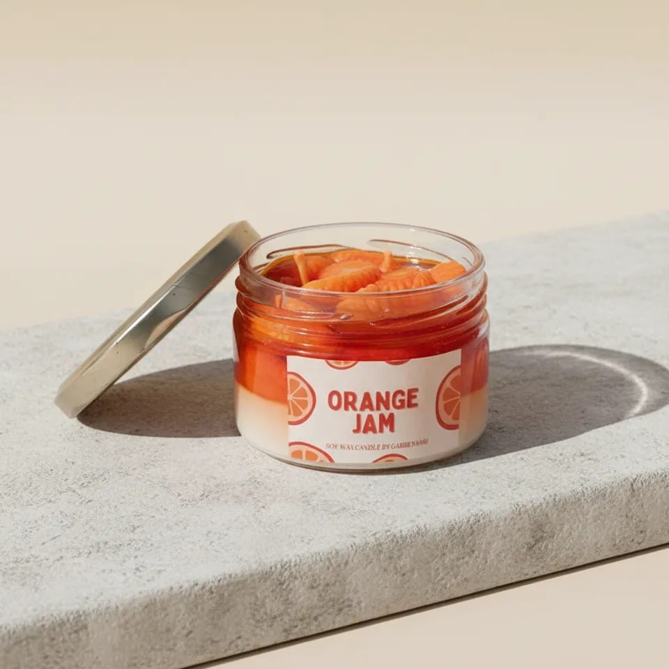 Orange Marmalade Scented Candle - Orange media 1