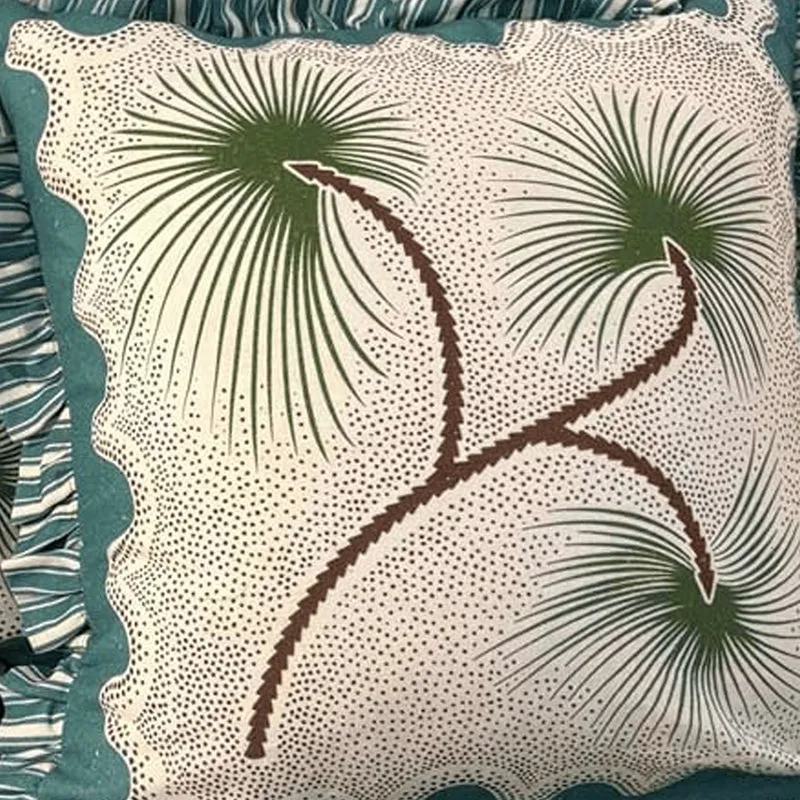 Wisp Of Leaves Cushion Cover - Set Of Two media 4