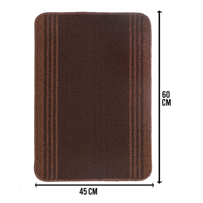 Stripe Haven Kitchen Floor Mats (Coffee) - Set of Two media 6
