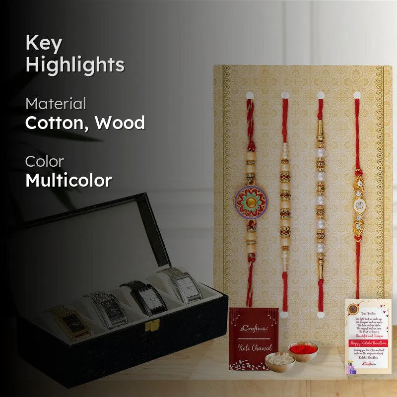 Siblings For Life Watch Organiser With Rakhi media 2