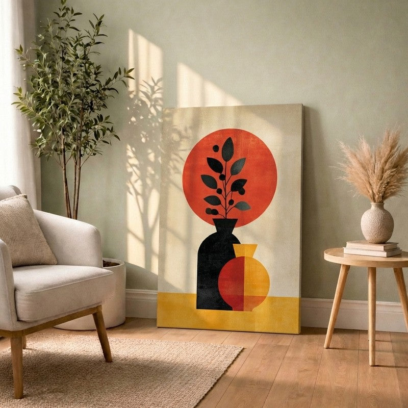 Balanced Shapes Still Life Canvas Wall Art