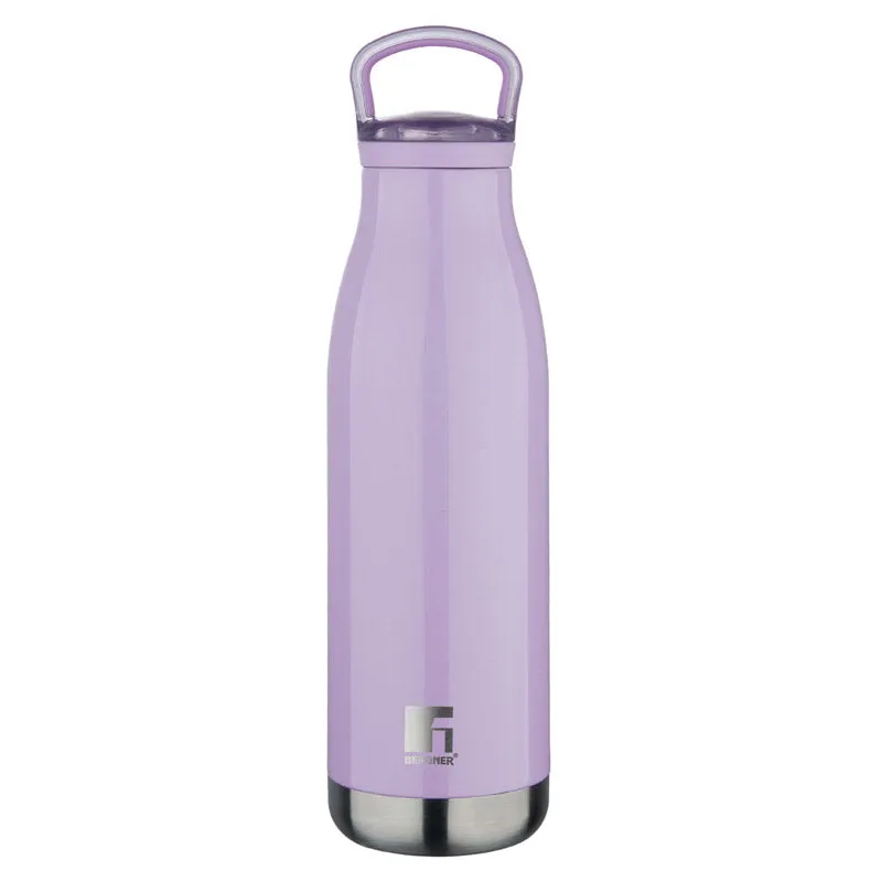Bergner Walking Belle Blossom Thermosteel Hot And Cold Flask (Purple) - 720 mL media 7
