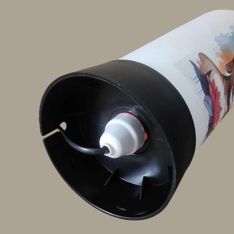 Blazing Spiral Handmade Table Lamp media 5