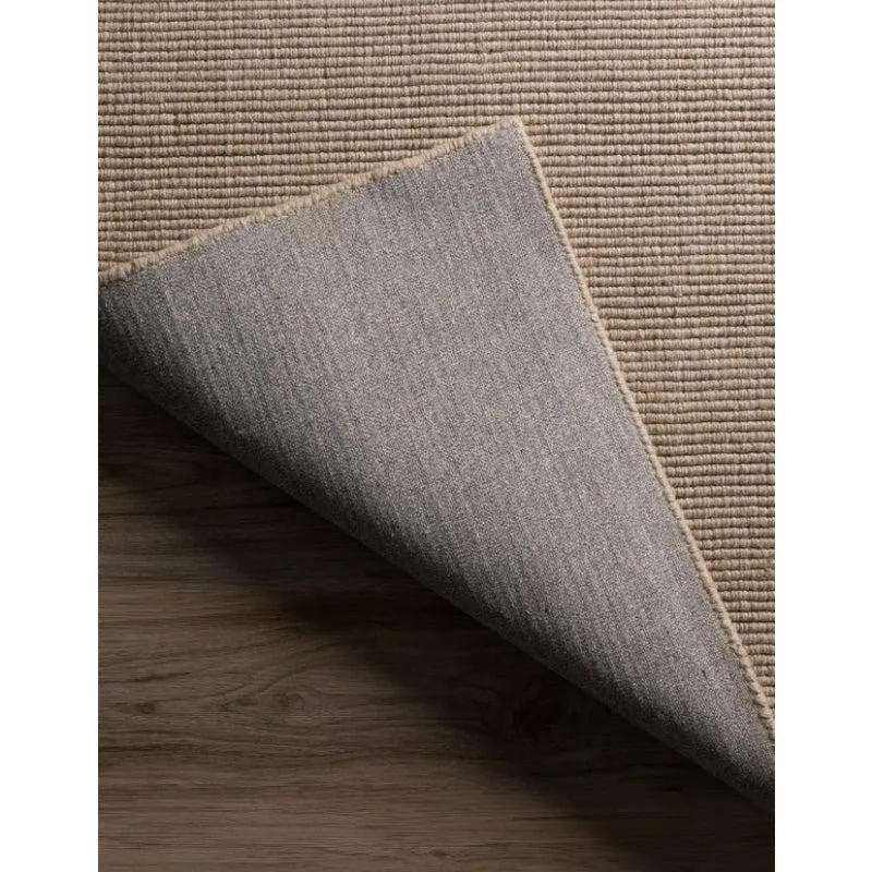 Ethereal Hand Loomed Wool Rug - Taupe media 7