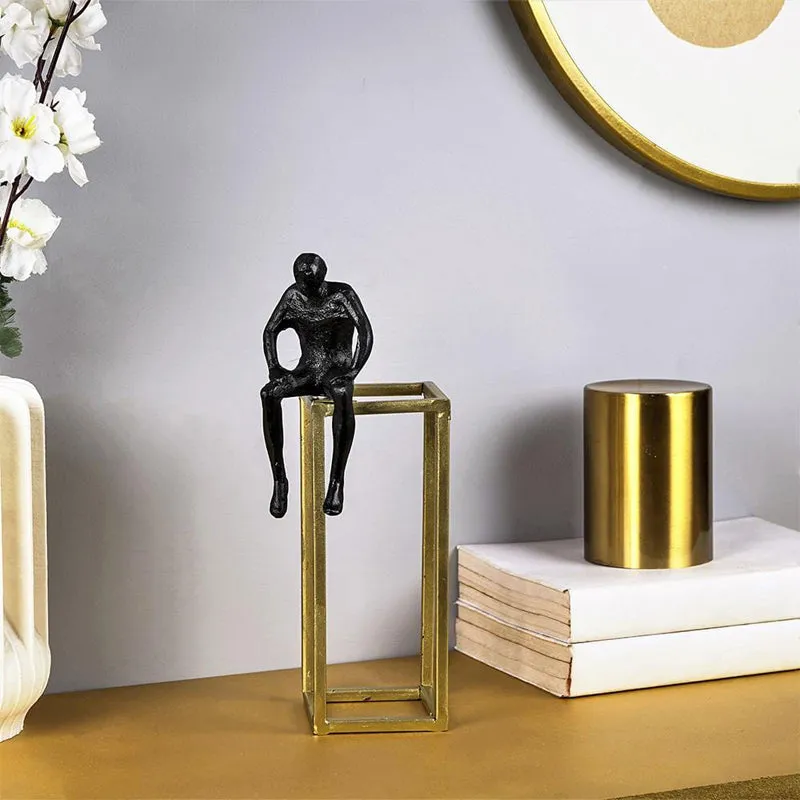 Reflective Silence Painted Resin Showpiece media 3