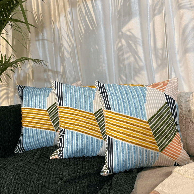 Abstract Geo Cushion Cover - Set Of Three