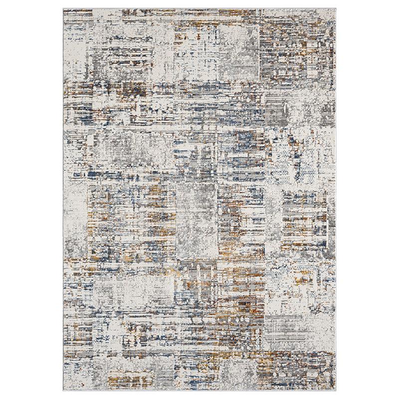 Ioda Abstract Carpet - Grey & Yellow