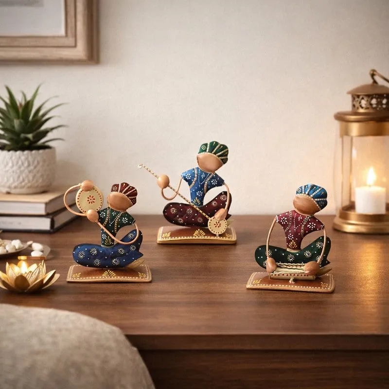 Hand (Painted Musician Iron Set Showpieces) - Set Of Three media 1
