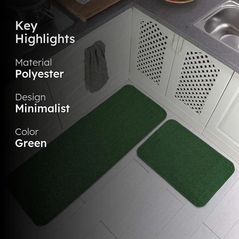 SimpleSoft Kitchen Floor Mats (Green) - Set of Two media 2