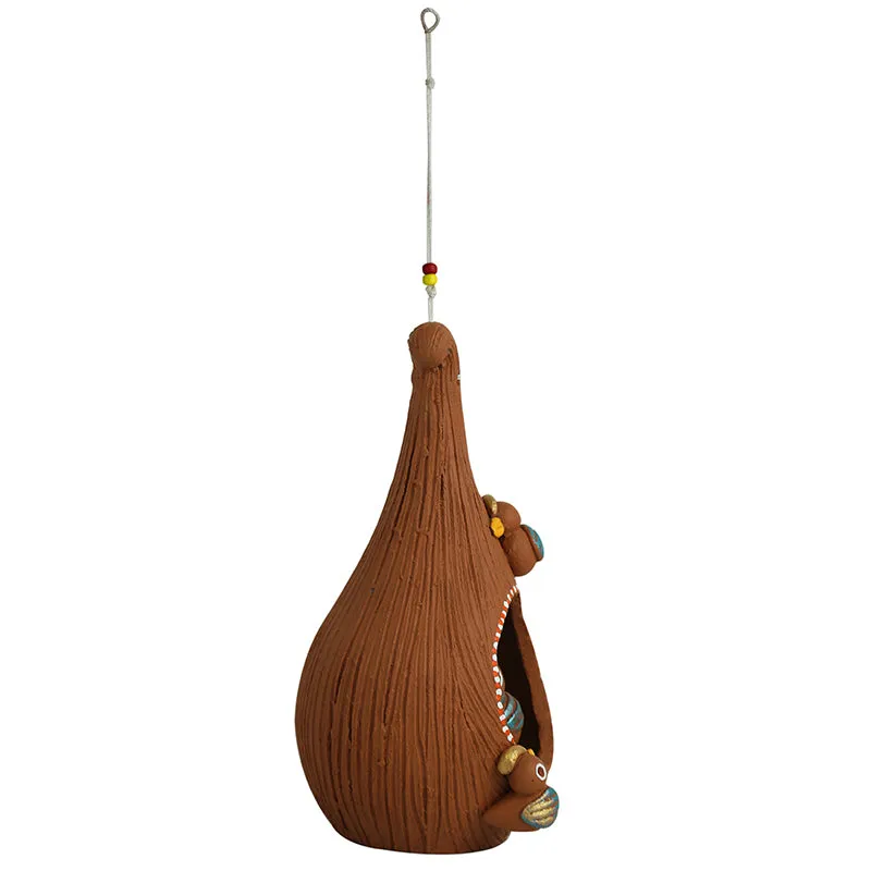 Vanapriya Terracotta Bird Feeder media 4