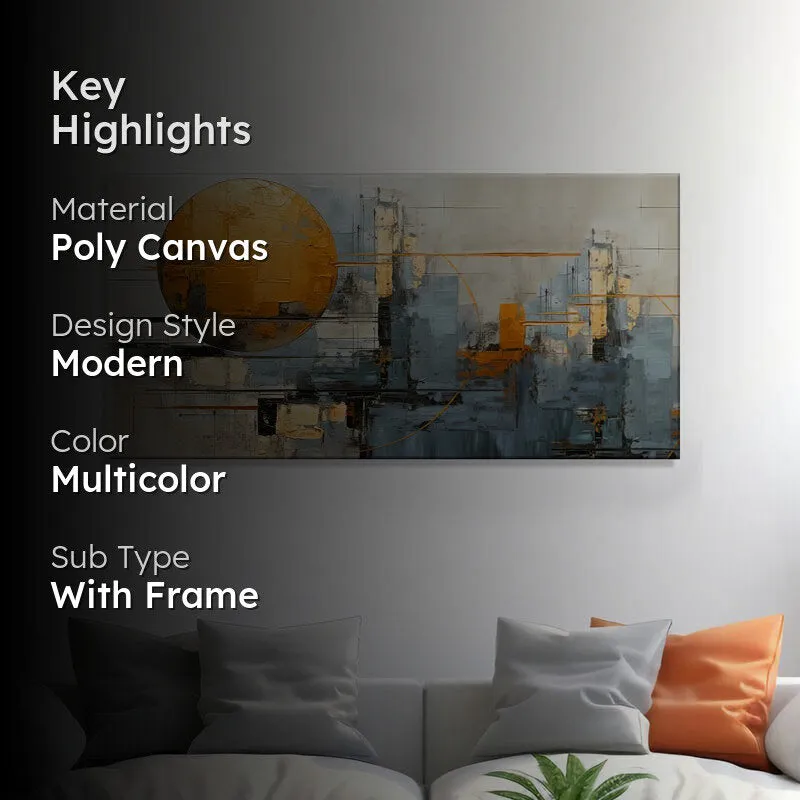 Modern Industrial Cityscape Wall Painting media 2