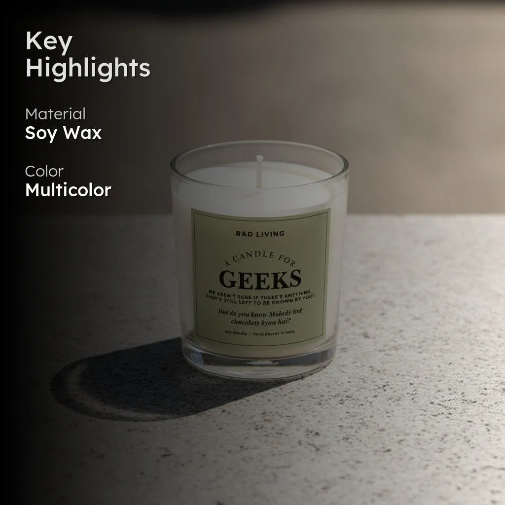 Geeks - Sweet Musk Scented Candle media 3