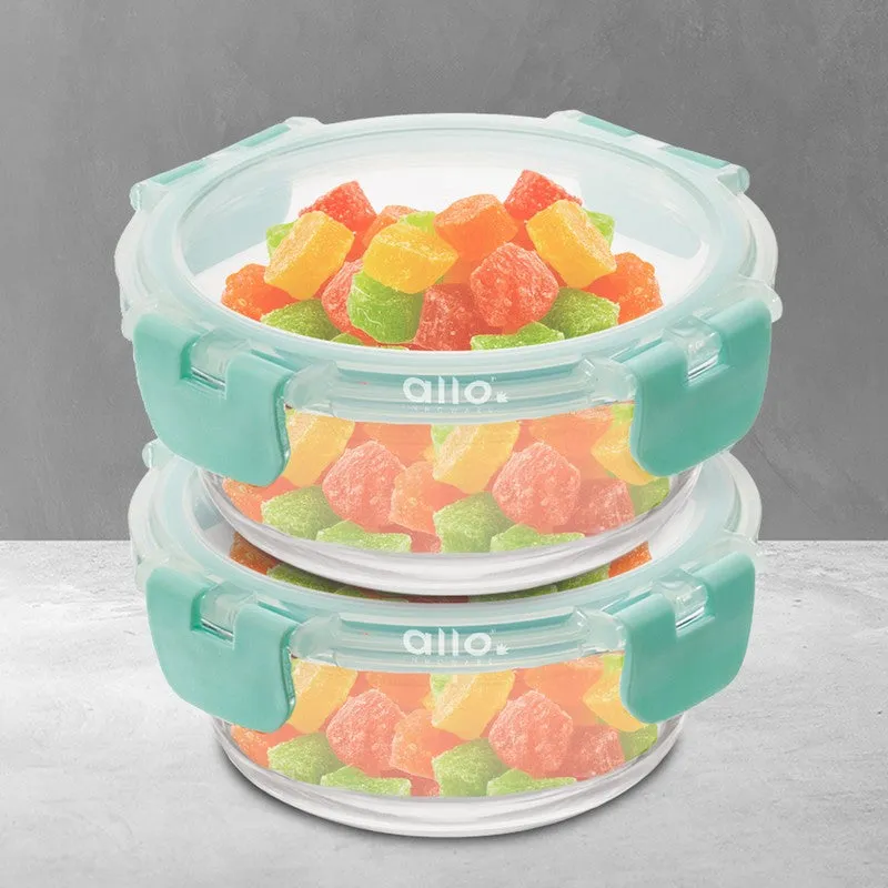 Grabix Leak Proof Glass Lunch Box (420 mL Each) - Set Of Two media 5