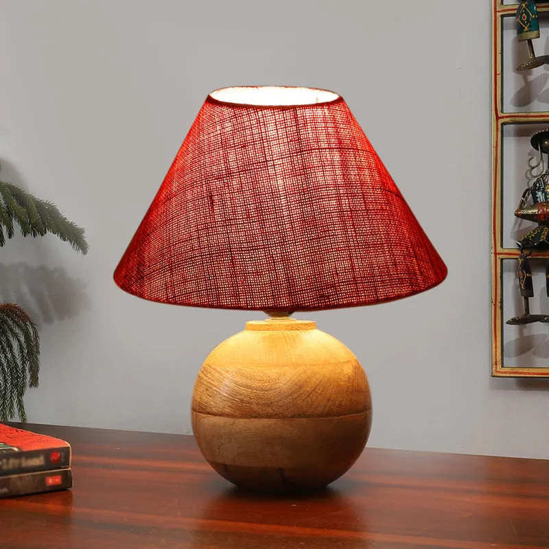 Sienna II Orb Jute Table Lamp - Pink,Brown media 2
