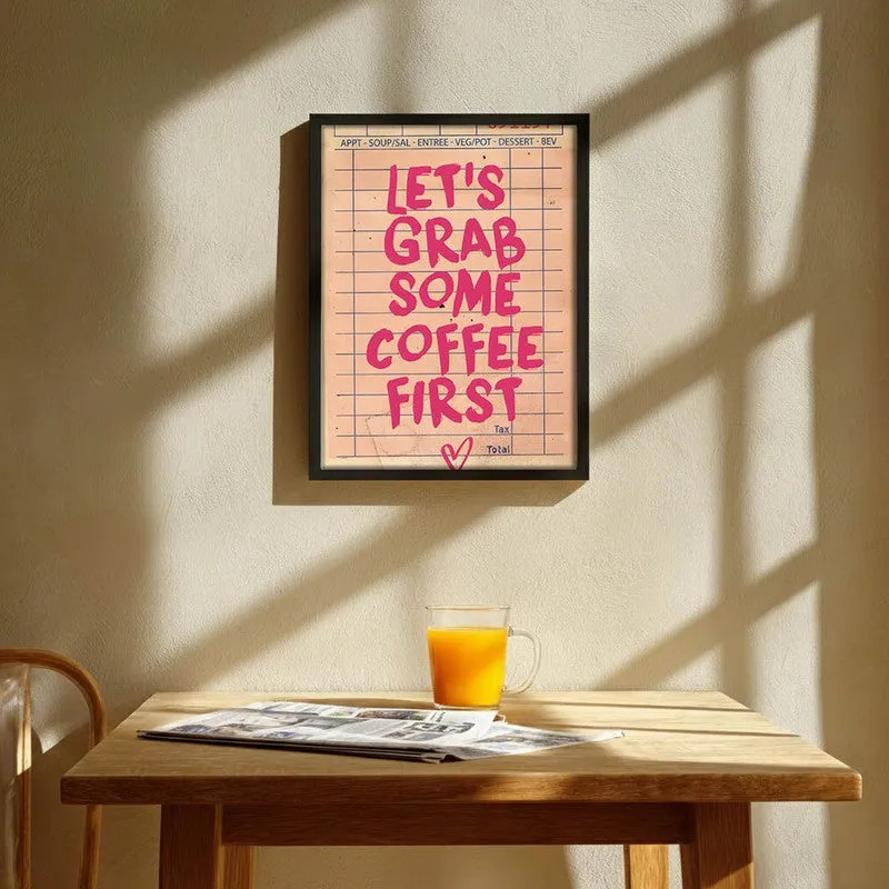 Grab&Go Archival Canvas Wall Art - Black media 1