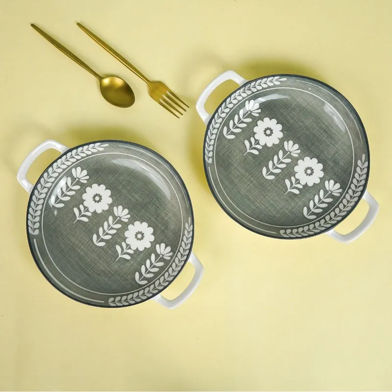 Rana Floral Porcelain Platter - Set of Two media 4