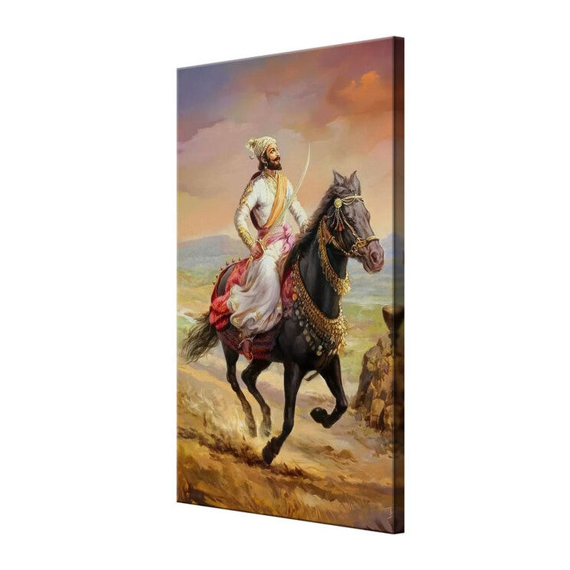 Shivaji Voyage Horse Wall Painting media 5