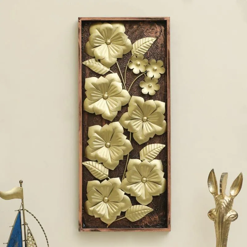 Blooma Floral Metal Wall Accent media 1