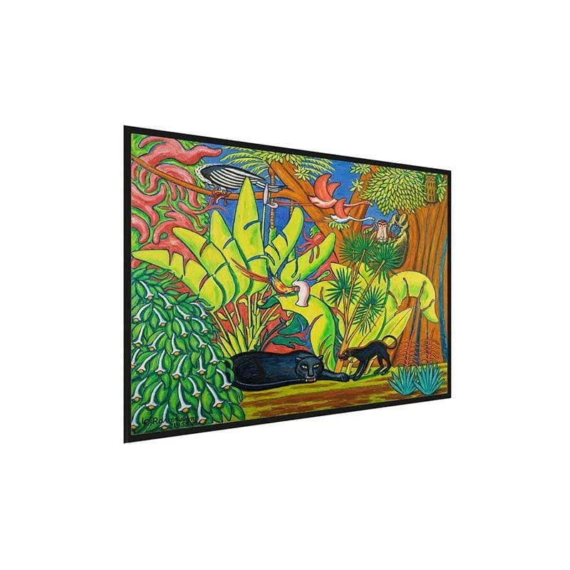 Safari Canvas Painting - Black Frame media 3