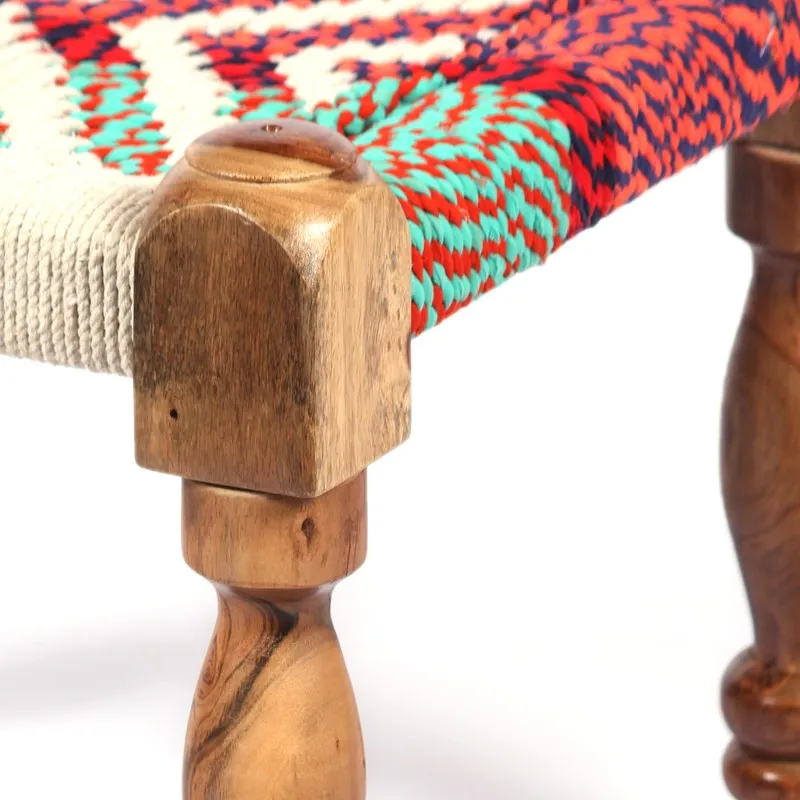 Ivrox Sheesham Wooden Bench - Multicolor media 6