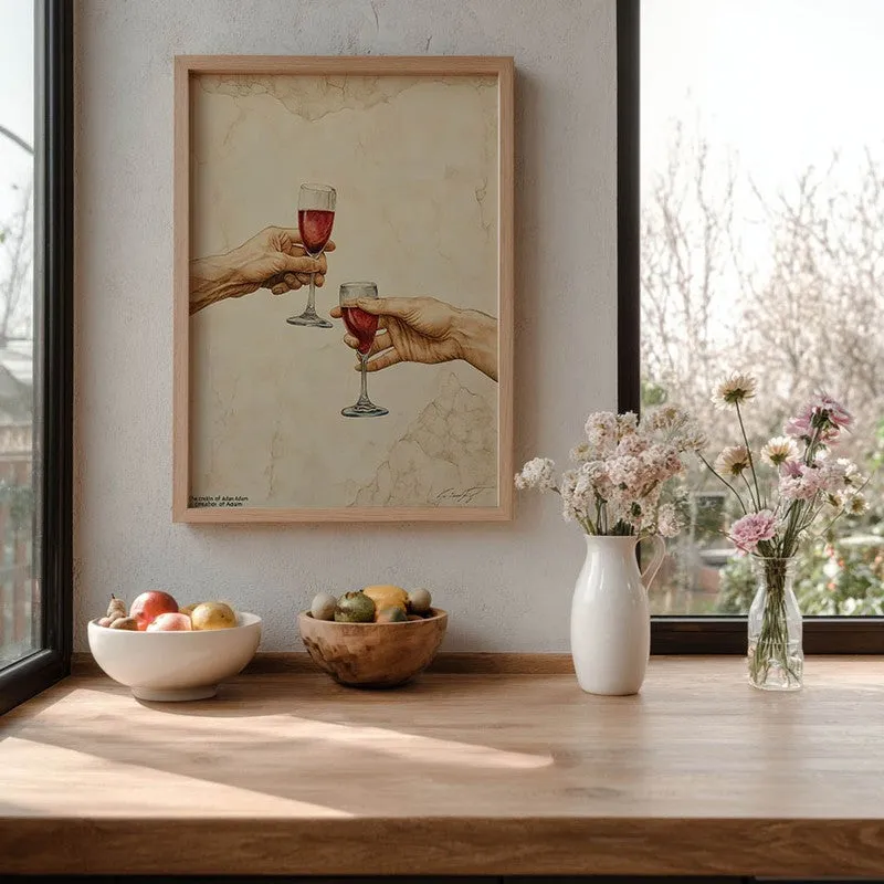 Ros Radiance Archival Canvas Wall Art - Brown media 7