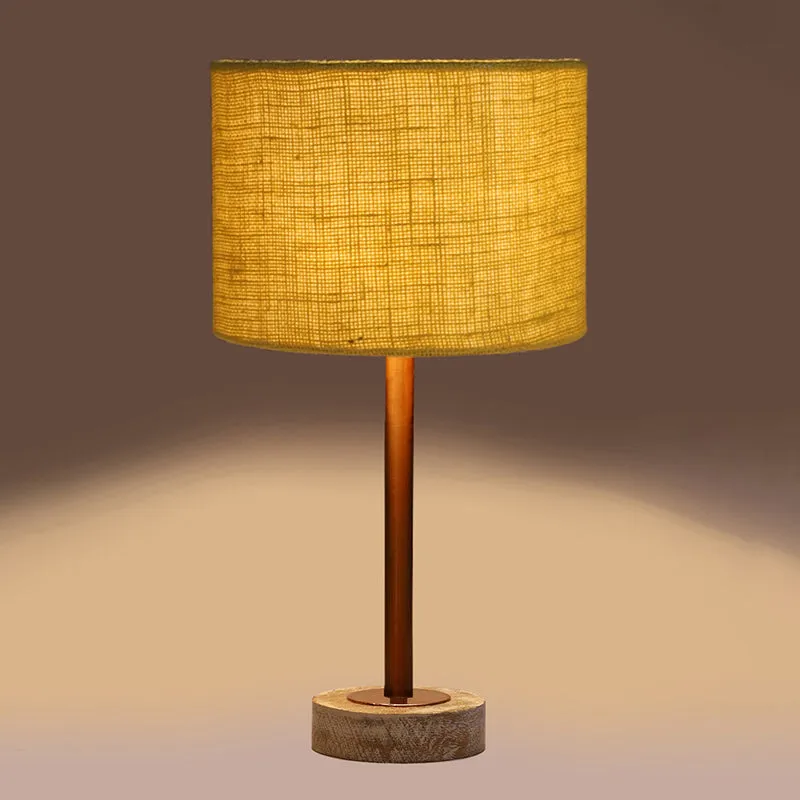 Sienna I Rodin Wooden Table Lamp - Yellow,Copper,White media 6