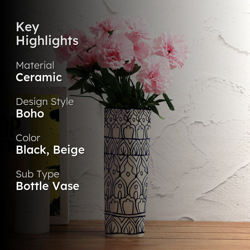 Medina Lite Handpainted Ceramic Vase media 2