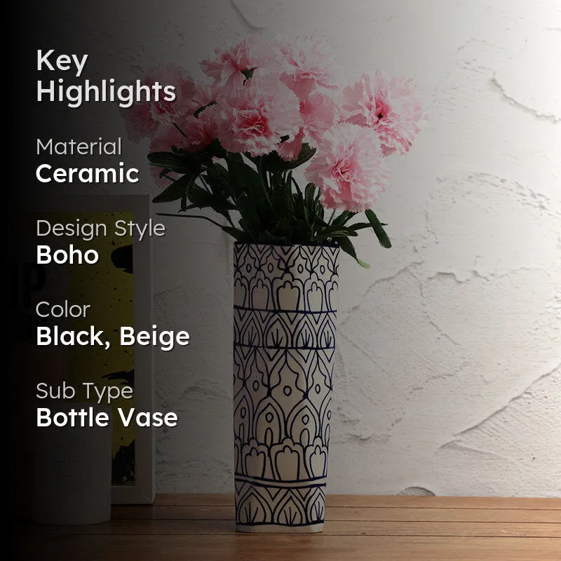 Medina Lite Handpainted Ceramic Vase media 2