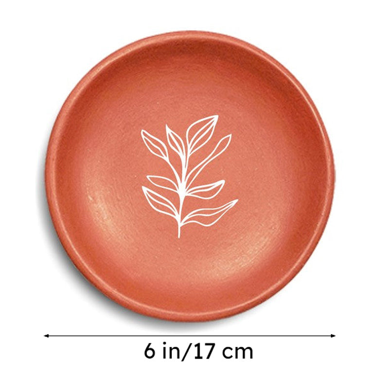 Earthy Blooms Terracotta Wall Plate - Set Of Three media 7