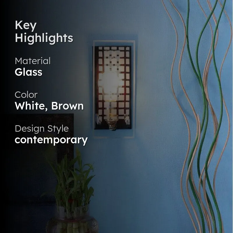 Chila Glass Wall Lamp media 2