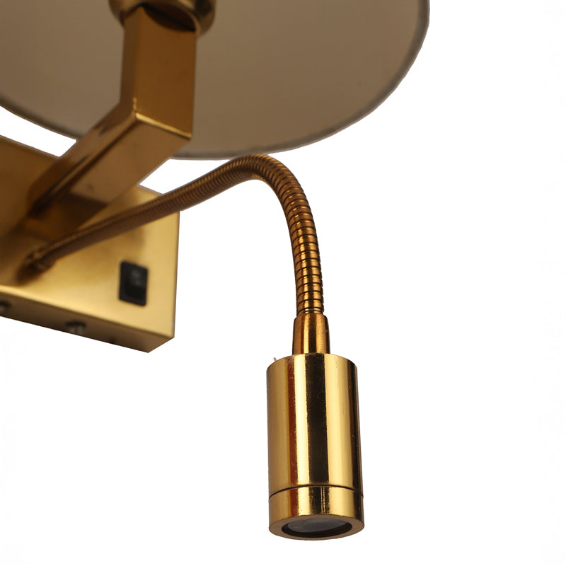 Nairobi Cotton Wall Lamp With Iron Base image 6