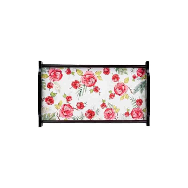 Misty Morning Roses Wooden Tray media 4
